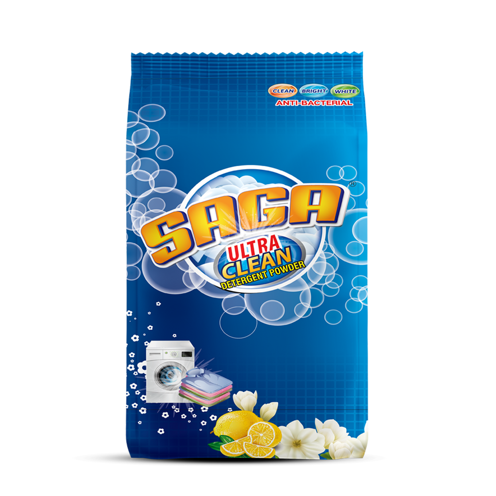 SAGA ULTRA CLEAN DETERGENT POWDER 1000GRM