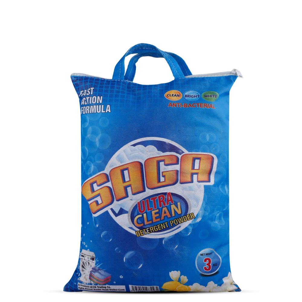 SAGA ULTRA CLEAN DETERGENT POWDER 3KG